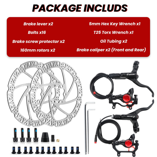 ZOOM HB-875E/876E Electric Bike Hydraulic Disc Brake