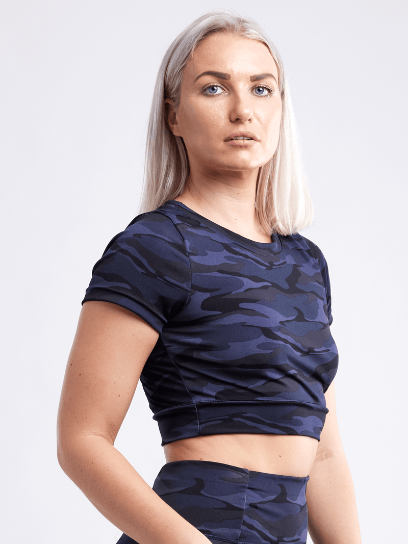 Load image into Gallery viewer, JupiterGear Short-Sleeve Crop Top
