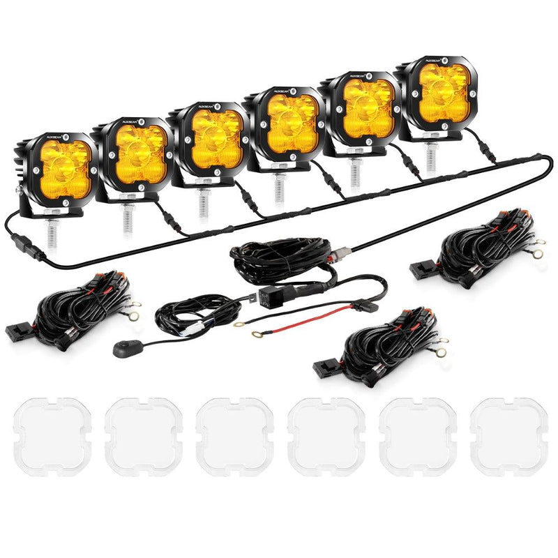 Load image into Gallery viewer, XP-ULTRA Series 3 Inch 80W 9600LM LED Pods Lights White&amp;Amber
