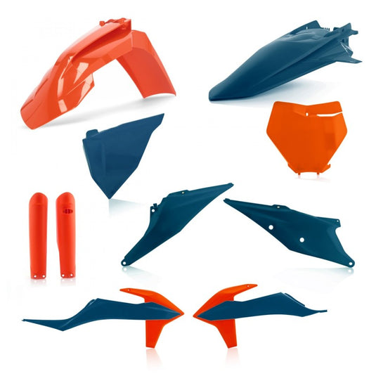 Acerbis 19-22 KTM 125-450 SX/ SX-F/ XC-F/ XC/ XC-tpi Full Plastic Kit - 16 Orange/Dark Blue 2726497302