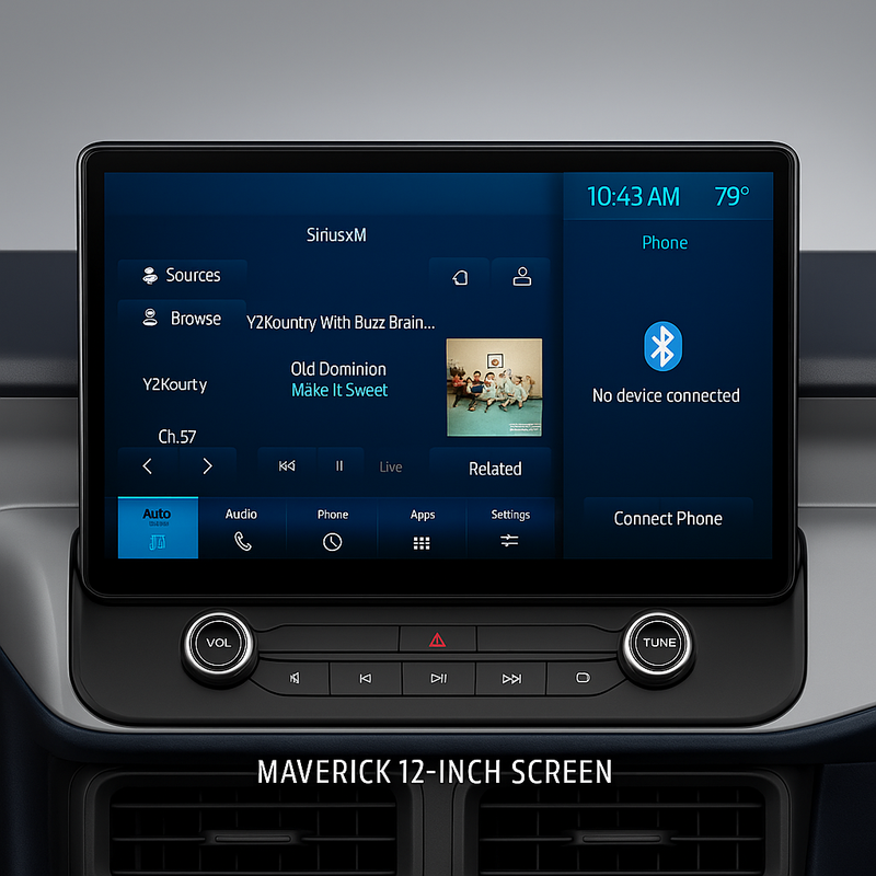 Load image into Gallery viewer, 2022-2024 Ford Maverick SYNC 4 12-Inch OEM Upgrade Kit
