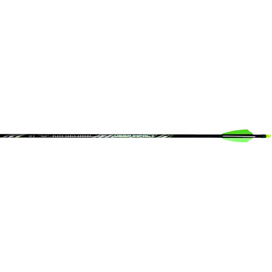 Black Eagle Deep Impact Arrows .001 350 2.5 in. Shield Cut 6 pk.