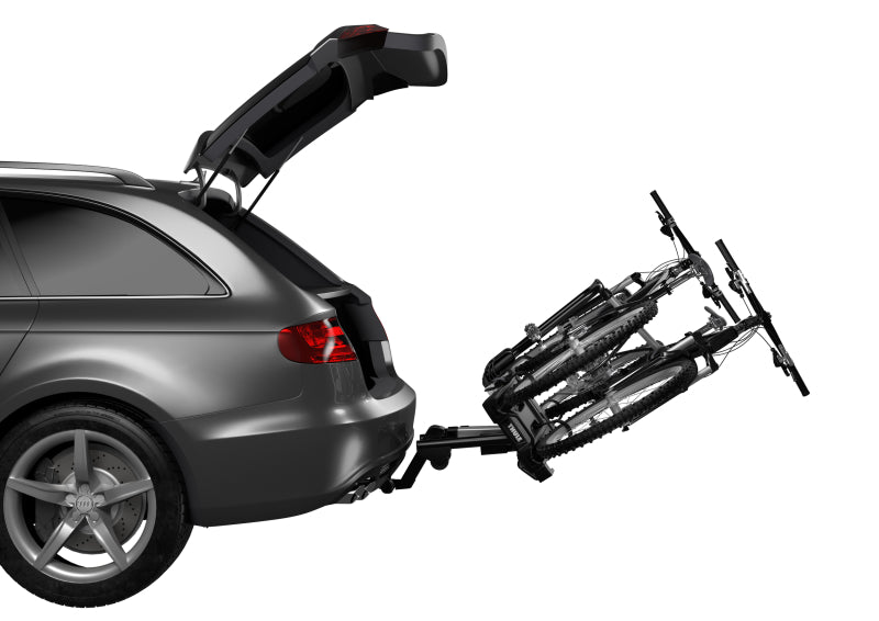 Load image into Gallery viewer, Thule EasyFold XT 2 - Fully Foldable Platform Hitch Bike Rack (Up to 2 Bikes) - Black/Silver
