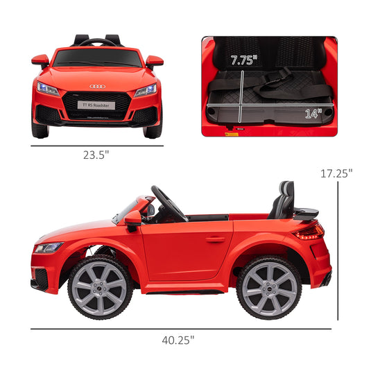 6V Audi TT RS Kid Electric Sports Car with Remote Control Ride-On