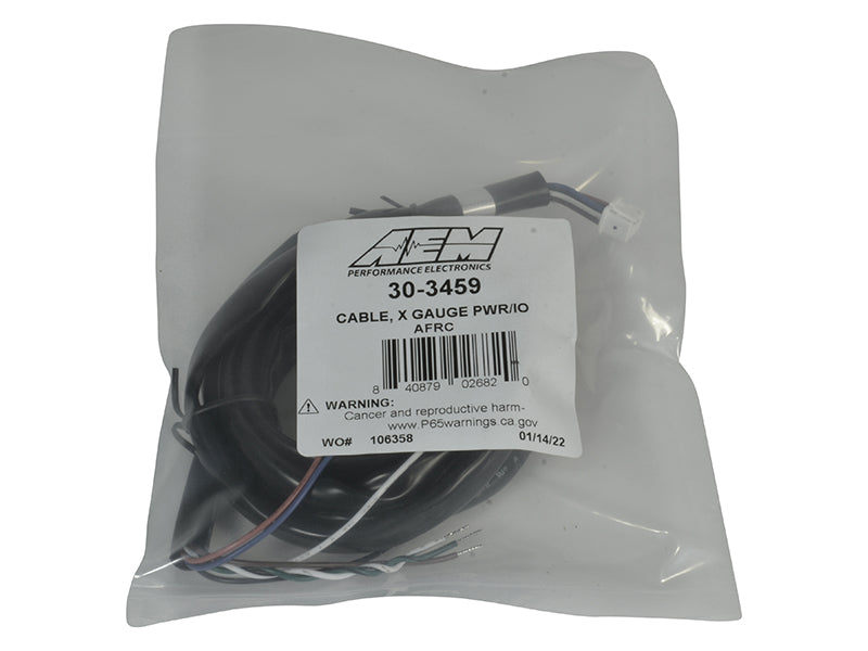 Load image into Gallery viewer, AEM Power Harness for 30-0300 X-Series Wideband Gauge 30-3459
