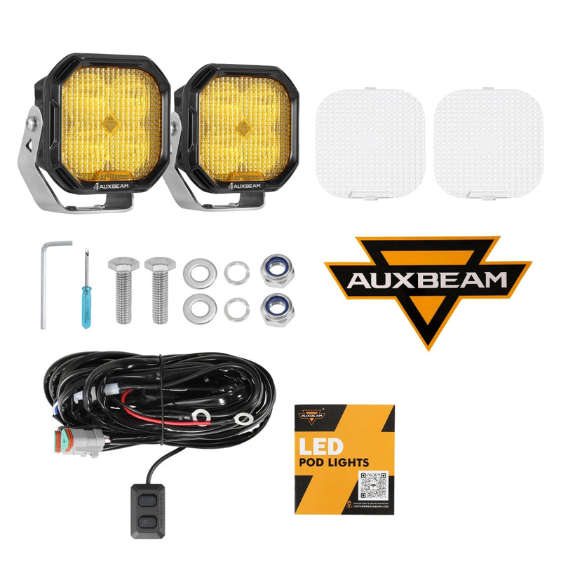 Load image into Gallery viewer, Color Play Series 3 Inch 116W RGB LED Pod Lights Flood Off Road Lights With 8 Backlight Options
