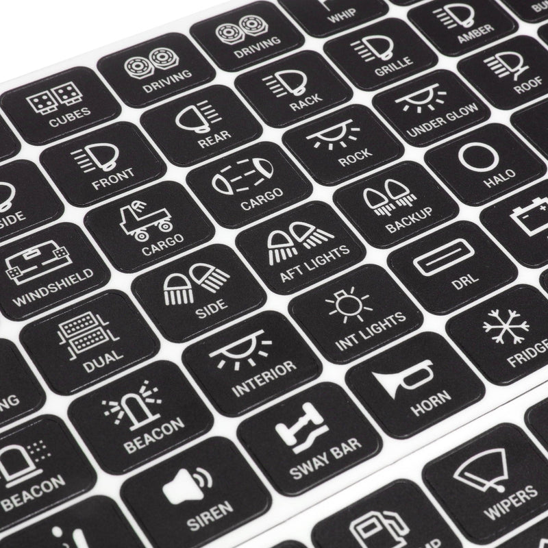 Load image into Gallery viewer, 120 Universal Stickers for AC-1200/AR-600/RA80 XL/RB80 XL Switch Panel
