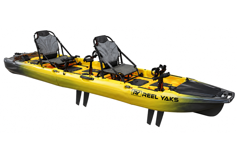 Load image into Gallery viewer, Rocket 13.8ft Tandem Fin Drive Modular Fishing Kayak
