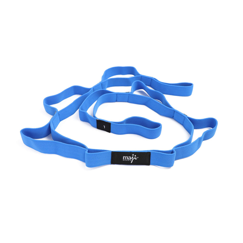 Load image into Gallery viewer, Maji Sports Elastic Yoga Straps With 10 Loops
