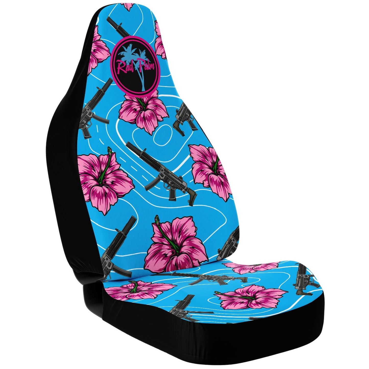 Rad Palm High Capacity Hibiscus Seat Covers