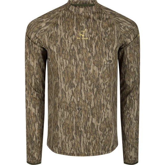 Drake Ol' Tom Mens Early Bird LS Performance Crew MO Bottomland 2XLarge
