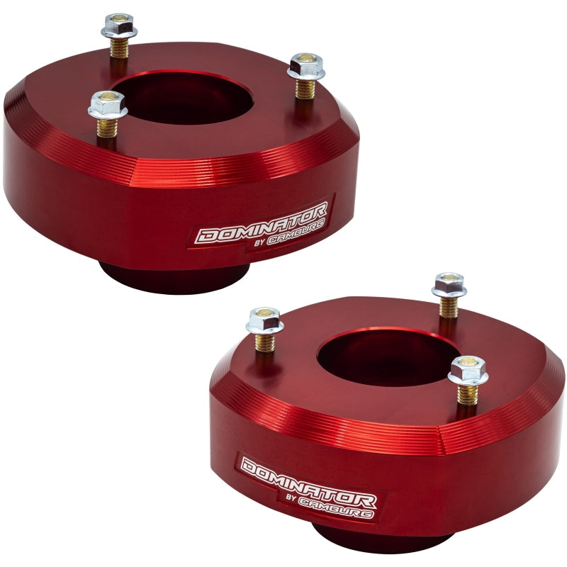 Load image into Gallery viewer, Camburg 19-24 Chevrolet Silverado 1500 2in. Front Spring Preload Spacer Kit (Red)
