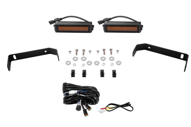 Load image into Gallery viewer, Diode Dynamics 19-21 Ford Ranger SS6 LED Lightbar Kit - Amber Driving
