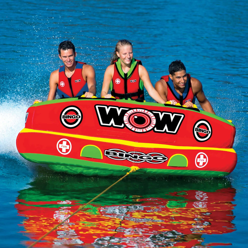 Load image into Gallery viewer, WOW Watersports Bingo 1-3 Person Towable Water Tube
