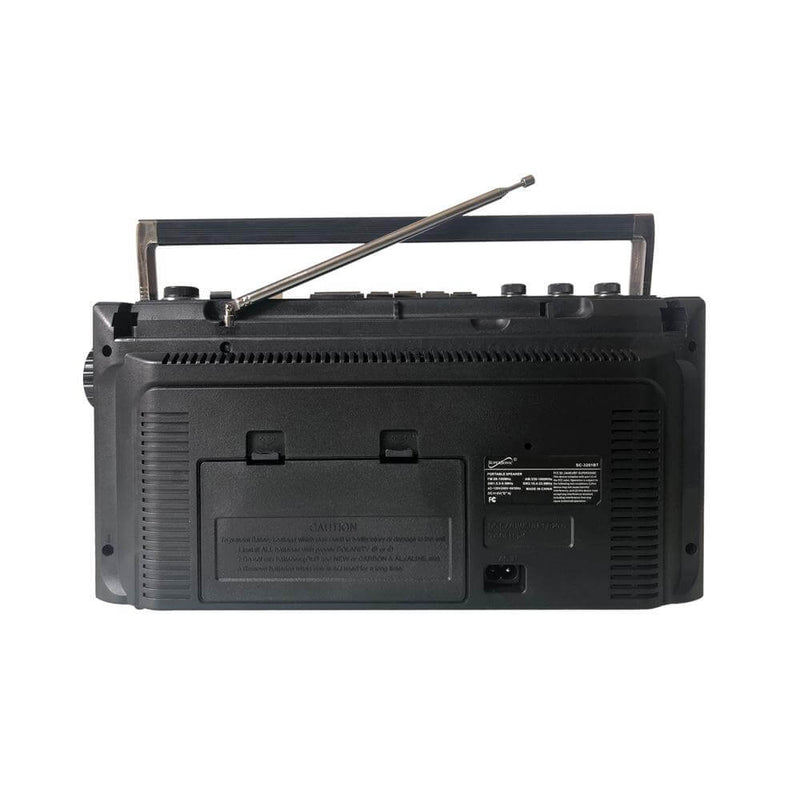 Load image into Gallery viewer, Supersonic 4 Band Bluetooth Radio &amp; Cassette Player + Cassette To Mp3 Converter
