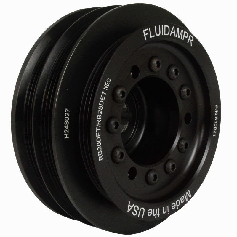 Load image into Gallery viewer, Fluidampr Nissan RB20DET/RB25DET NEO Phase-1 BNR32 GT-R Steel Internally Balanced Damper
