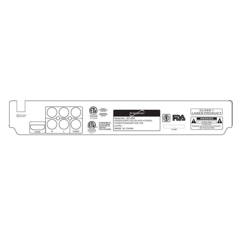 Load image into Gallery viewer, Supersonic 2.0 Channel DVD Player with HDMI Output

