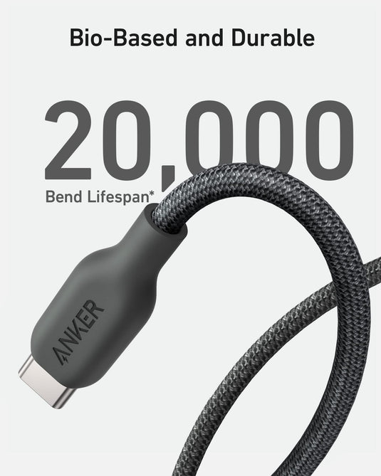 Anker <b>543</b> USB C to USB C Cable (240W, 10 ft)