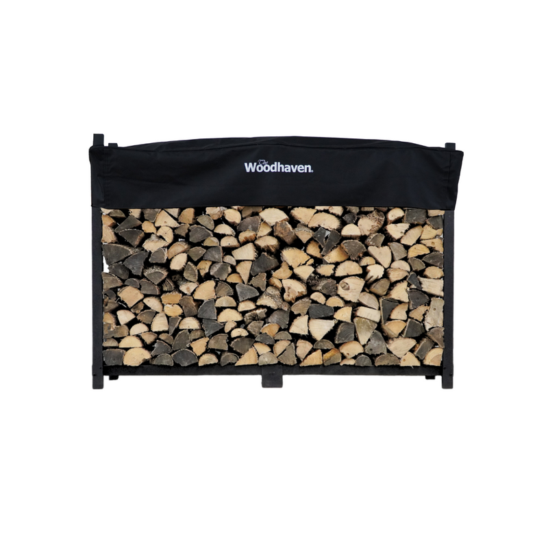 Load image into Gallery viewer, 6 ft Firewood Rack  Holds 1/3 Cord Plus Woodhaven

