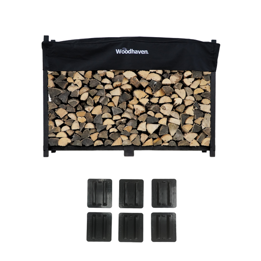 6 ft Firewood Rack  Holds 1/3 Cord Plus Woodhaven