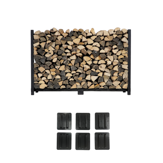 6 ft Firewood Rack  Holds 1/3 Cord Plus Woodhaven