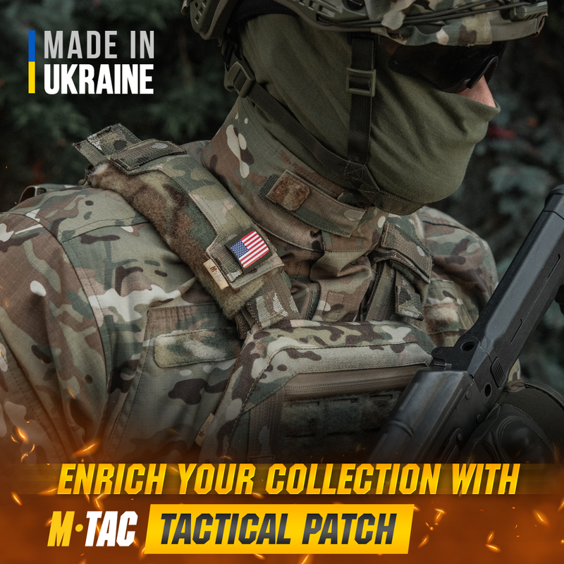 Load image into Gallery viewer, M-Tac Molle Morale Patch USA Flag - Tactical Military Badge
