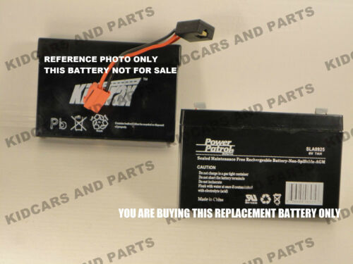 6V 7.0Ah Rechargeable Battery for Kid Trax Ride-On Toys - Wire-Free Replacement