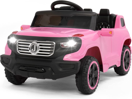 6V Battery-Powered Electric Ride-On Truck for Kids with Remote Control