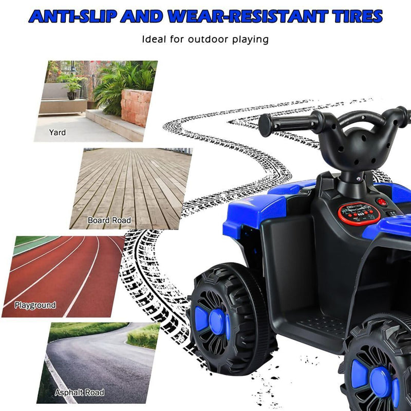 Load image into Gallery viewer, 6V Battery-Powered Kids ATV with Forward/Reverse Switch - 4 Wheel Beach Buggy
