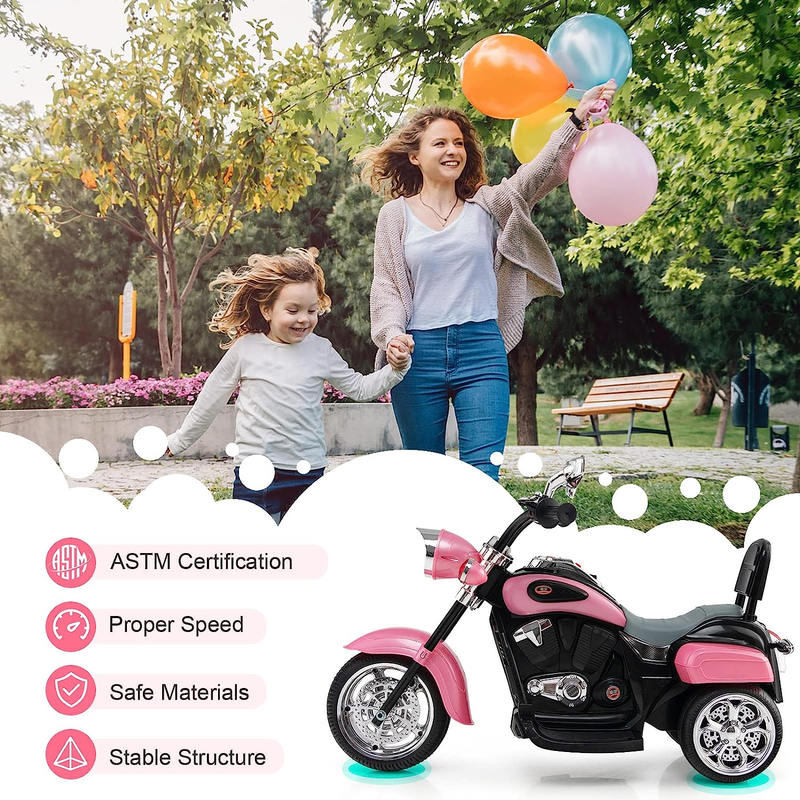 Load image into Gallery viewer, 6V Battery Powered Kids Chopper Motorcycle with Pedal Switch
