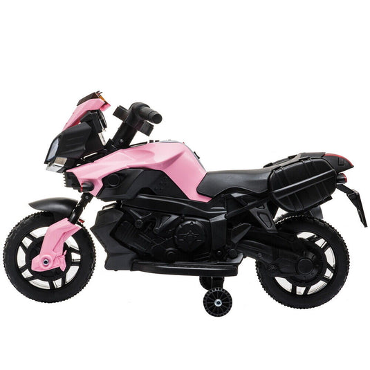 6V Battery Powered Kids Electric Motorcycle Ride-On Toy with Music