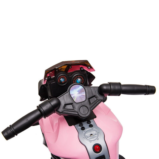 6V Battery Powered Kids Electric Motorcycle Ride-On Toy with Music