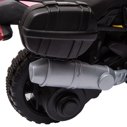 6V Battery Powered Kids Electric Motorcycle Ride-On Toy with Music