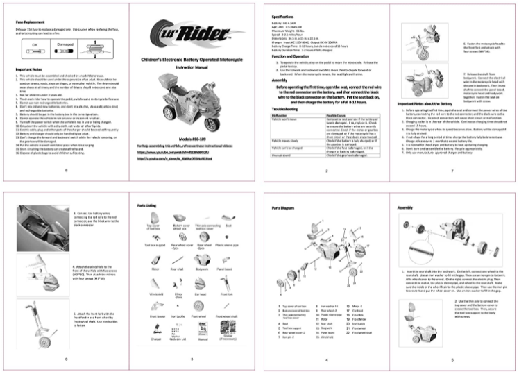 Load image into Gallery viewer, 6V Battery Powered Kids&#39; Motorcycle Toy for Boys and Girls
