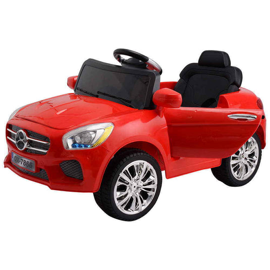 6V Battery Powered Kids Ride On Car with RC Remote Control and LED Lights