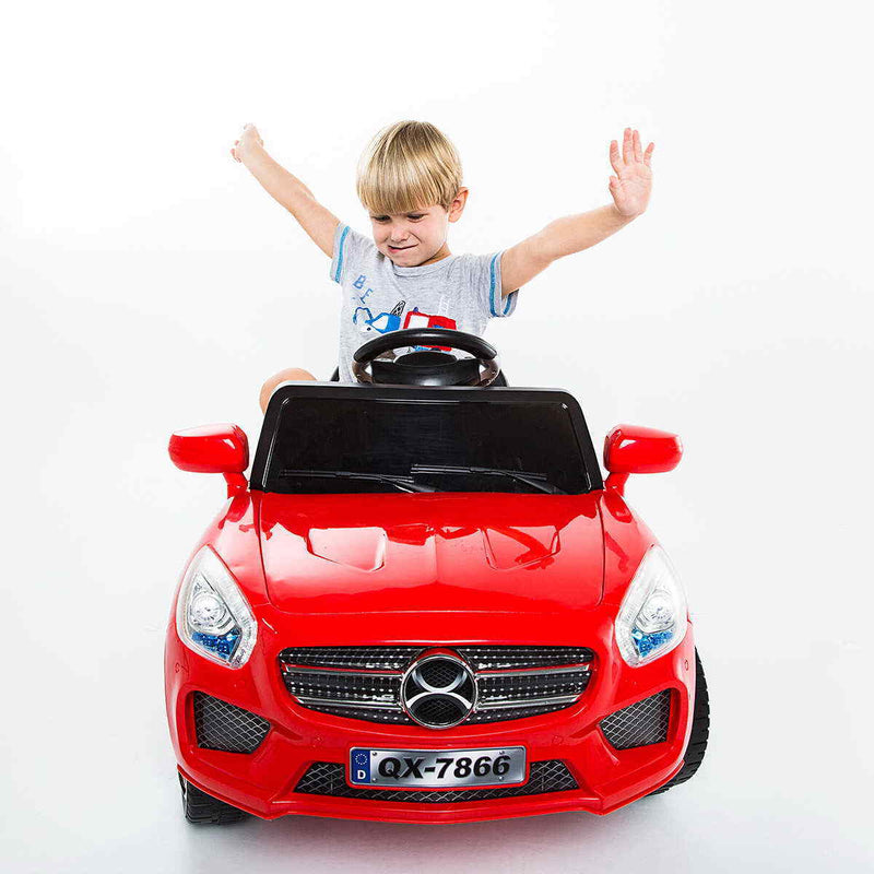 Load image into Gallery viewer, 6V Battery Powered Kids Ride On Car with RC Remote Control and LED Lights
