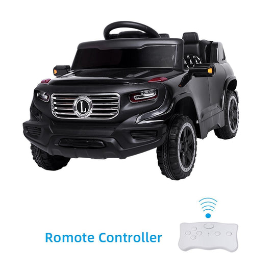 6V Battery-Powered Ride-On Car Truck for Kids with Music, Remote Control, and LED Lights - Perfect Gift for Children