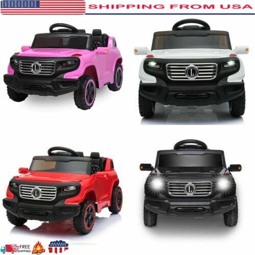 Load image into Gallery viewer, 6V Battery-Powered Ride-On Car with Music, Lights, Remote Control, and Safety Features for Kids
