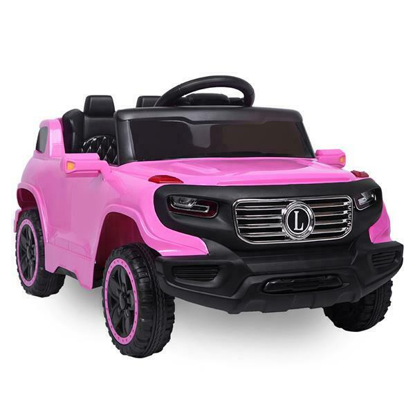 Load image into Gallery viewer, 6V Battery-Powered Ride-On Car with Music, Lights, Remote Control, and Safety Features for Kids
