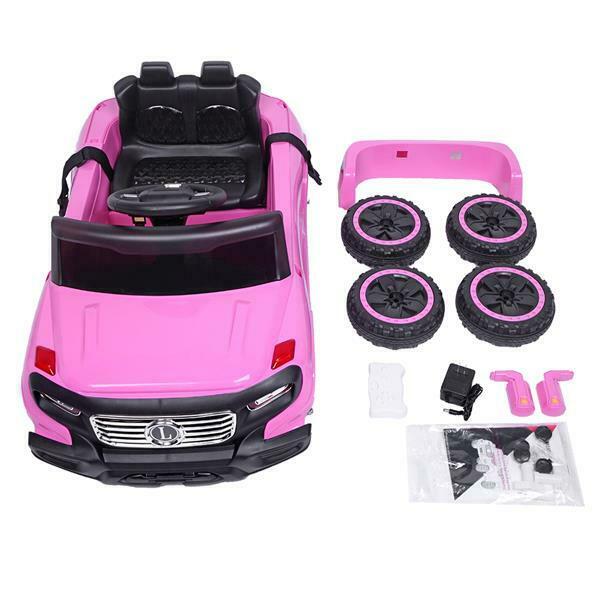 Load image into Gallery viewer, 6V Battery-Powered Ride-On Car with Music, Lights, Remote Control, and Safety Features for Kids
