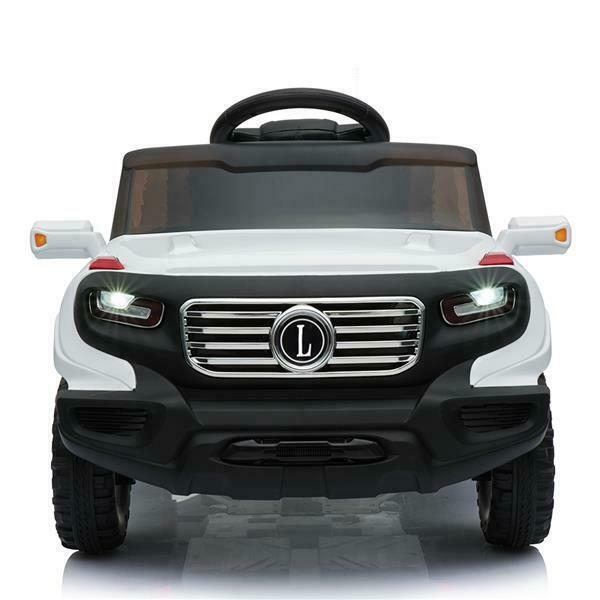 Load image into Gallery viewer, 6V Battery-Powered Ride-On Car with Music, Lights, Remote Control, and Safety Features for Kids
