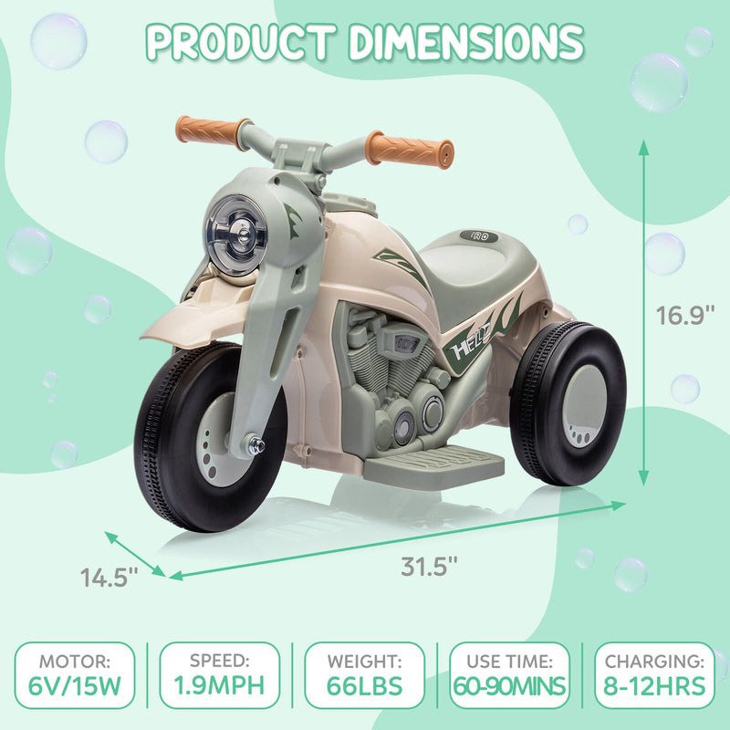 Load image into Gallery viewer, 6V Battery Powered Ride On Motorbike Toy for Kids - Perfect for Boys and Girls!
