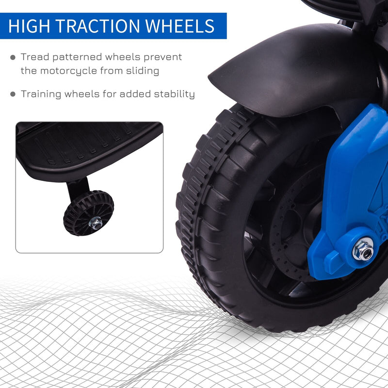 Load image into Gallery viewer, 6V Battery Powered Ride-On Motorcycle for Kids with Training Wheels and Headlight
