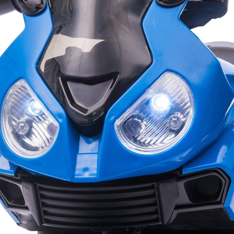 Load image into Gallery viewer, 6V Battery Powered Ride-On Motorcycle for Kids with Training Wheels and Headlight
