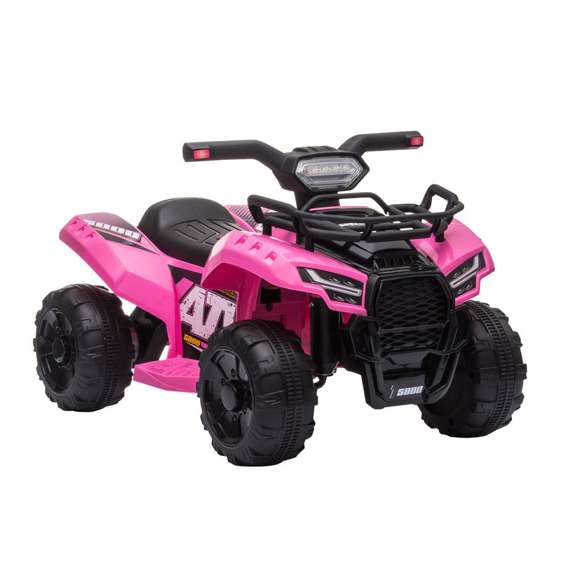 Load image into Gallery viewer, 6V Battery Powered Ride On Quad ATV Toy with LED Headlights for Kids
