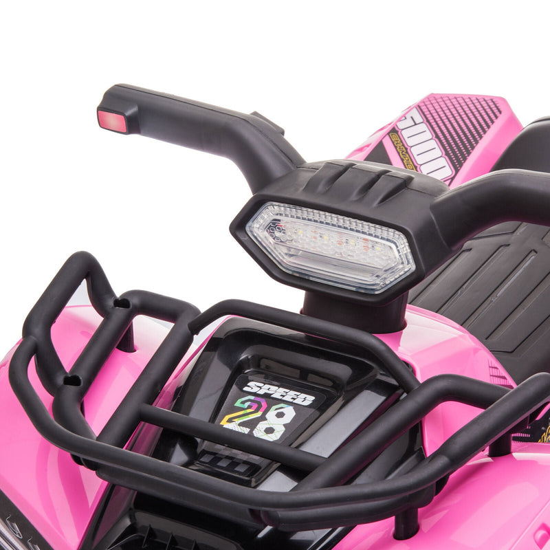 Load image into Gallery viewer, 6V Battery Powered Ride On Quad ATV Toy with LED Headlights for Kids
