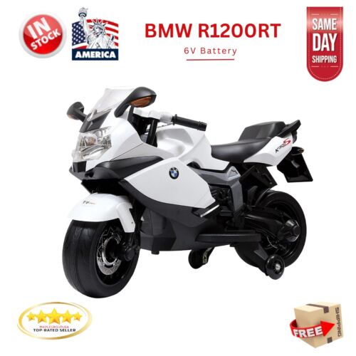 Load image into Gallery viewer, 6V BMW R1200RT Kids Ride On Motorcycle - White
