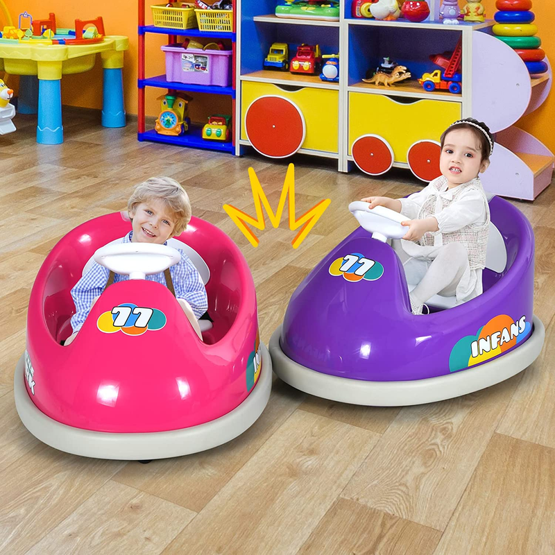 Load image into Gallery viewer, 6V Bumper Car Electric Ride-On for Kids with 2 Driving Modes and 360 Degree Rotation
