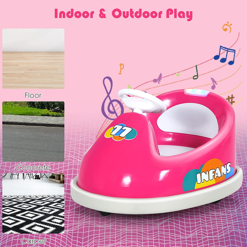 Load image into Gallery viewer, 6V Bumper Car Electric Ride-On for Kids with 2 Driving Modes and 360 Degree Rotation
