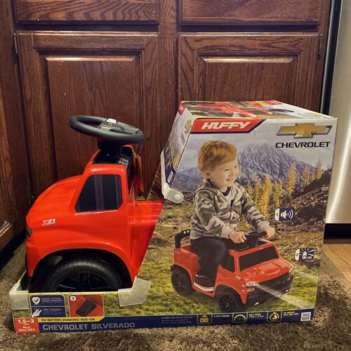 6V Chevy Silverado Truck Ride-on Quad for Toddlers Ages 1-3 - Brand New and Unisex